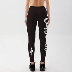 Lightweight Moon Snake Leggings for Travel and Sports