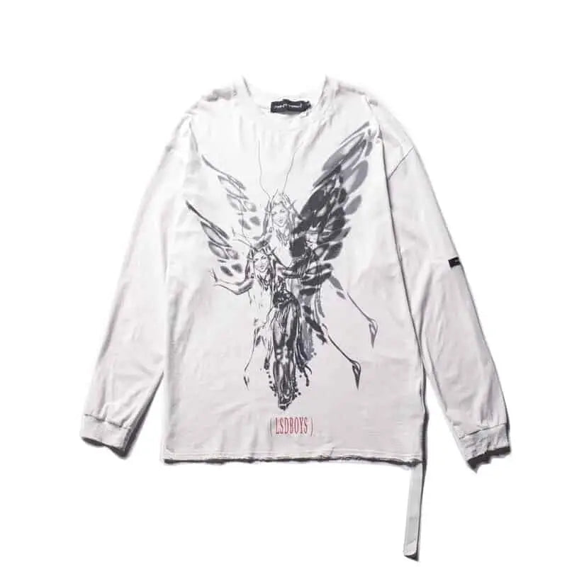 Ligth Fairy Oversized Sweatshirt - White / M