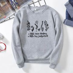 Little Less Judgement Vegan Sweatshirt