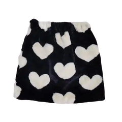 Lolita Love Print Pink Warm Short Mini Skirt