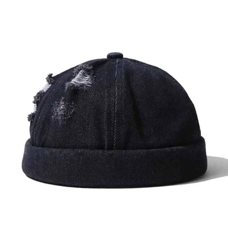 Loop Brimless Rip Beanie Knit Hat