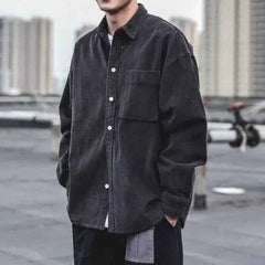 Loose Long Sleeve Urban Shirt