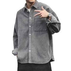 Loose Long Sleeve Urban Shirt