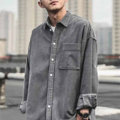 Loose Long Sleeve Urban Shirt