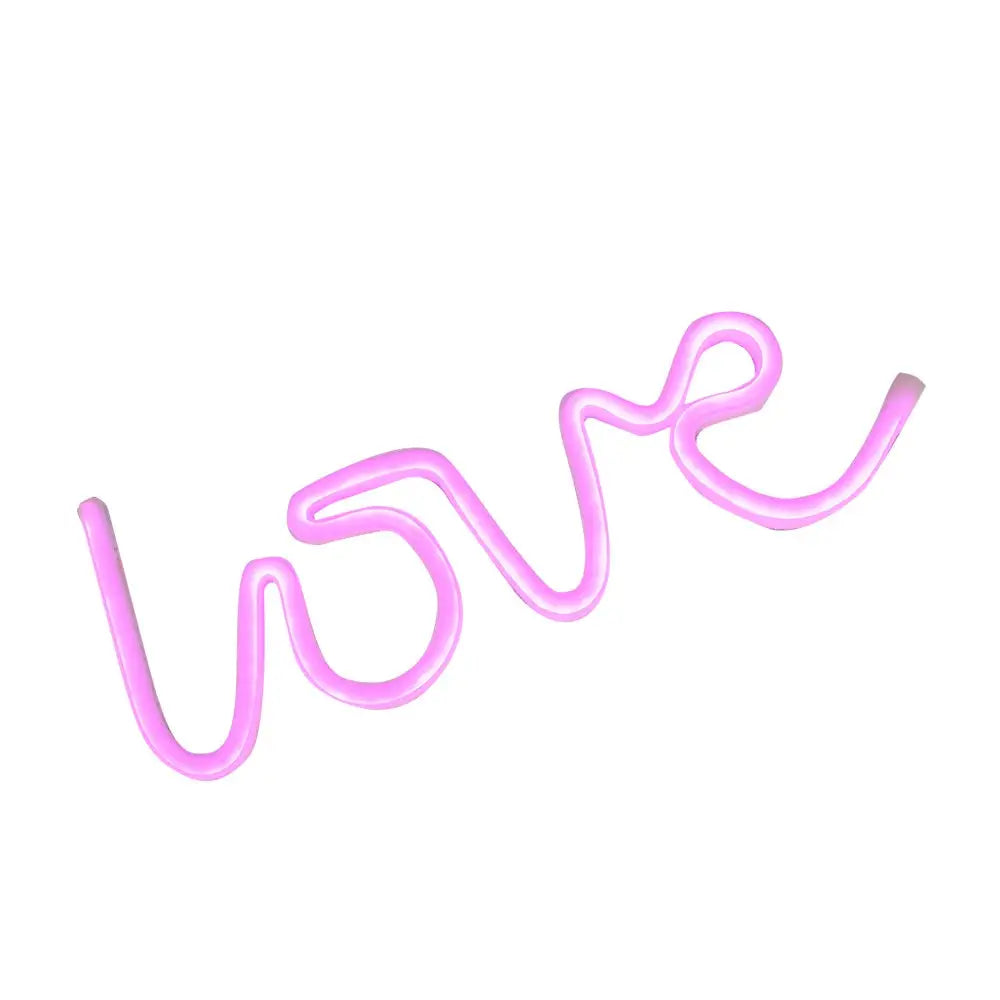 Love Led Wall Hanging Neon Light Lamp