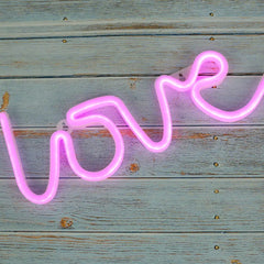 Love Led Wall Hanging Neon Light Lamp