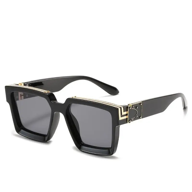 Luxury Frame Anti Glare Square Sunglasses