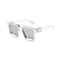 Thumbnail for Luxury Frame Anti Glare Square Sunglasses - White / One Size