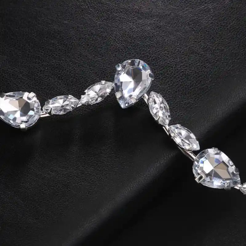 Luxury Mask Chain Rhinestone Jewelry Accessory