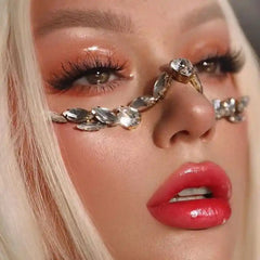 Luxury Mask Chain Rhinestone Jewelry Accessory