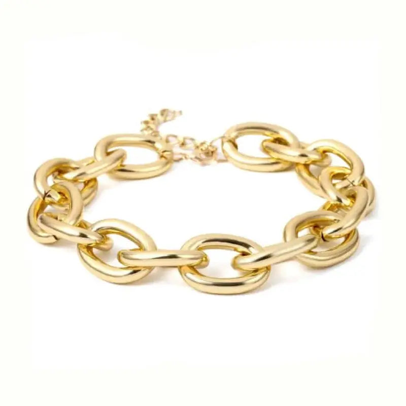 Luxury Thick Chain Set Necklace Bracelet for Men and Women