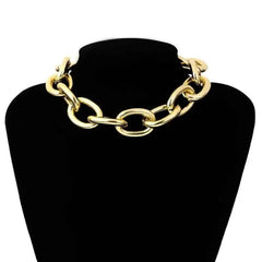 Luxury Thick Chain Set Necklace Bracelet for Men and Women