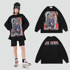 Made Extreme Hip Hop Cartoon Girl Sweatshirt