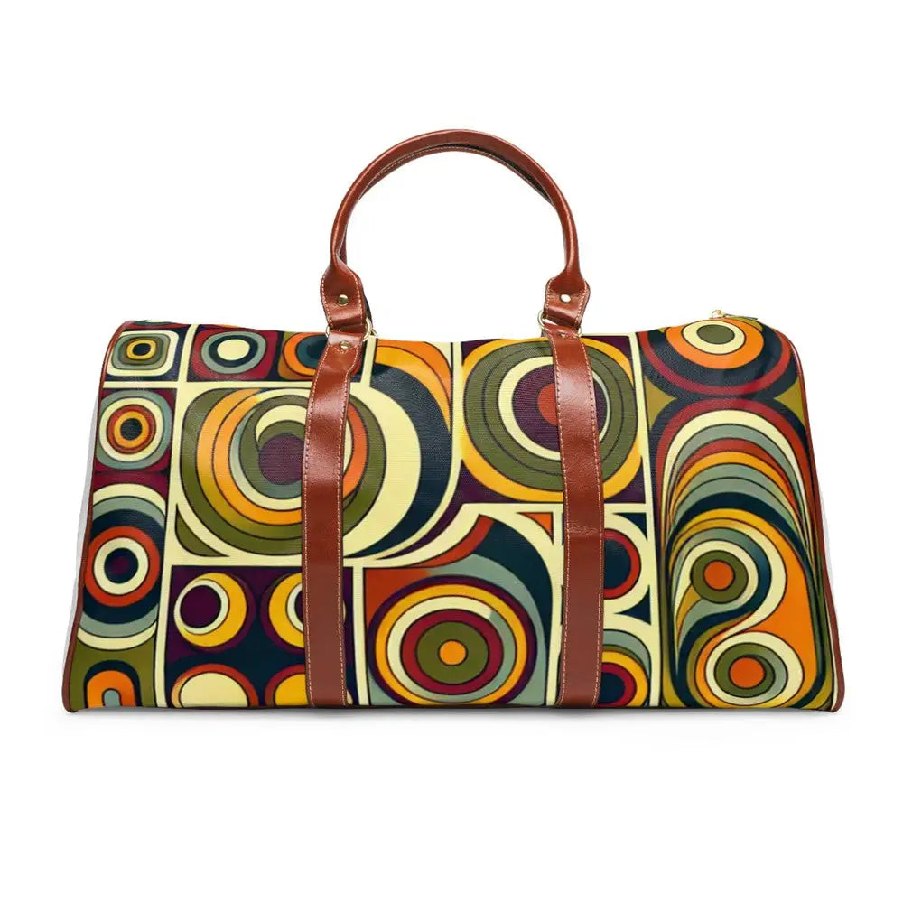 Madison Haze - Retro Travel Bag - 20’ x 12’ / Brown - Bags