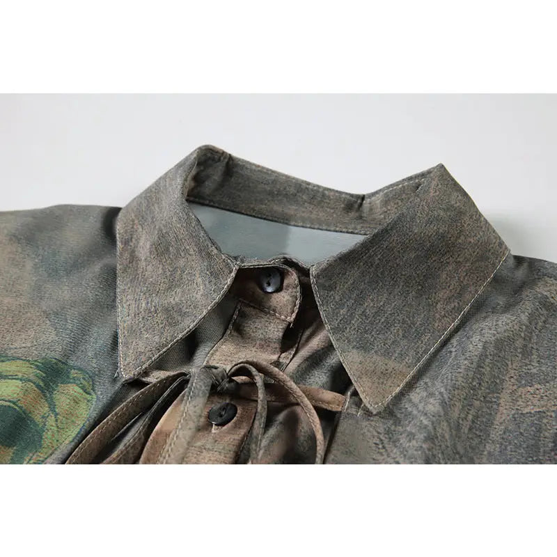 Madonna and Boy Vintage Shirt Graphic Tee One Size / Green