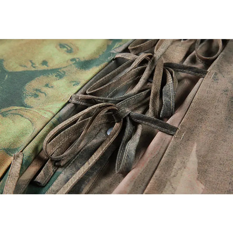 Madonna and Boy Vintage Shirt Graphic Tee One Size / Green