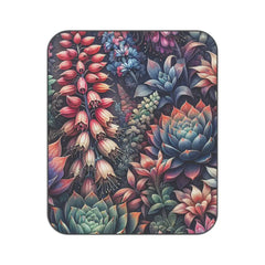 Magical Floral Picnic Blanket with Succulent and Sylvester