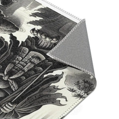 Majestic Area Rug with Ancient Japanese Yokai Design