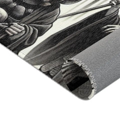 Majestic Area Rug with Ancient Japanese Yokai Design