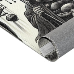 Majestic Area Rug with Ancient Japanese Yokai Design