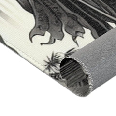 Majestic Area Rug with Ancient Japanese Yokai Design