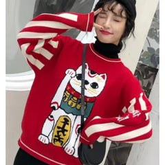 Maneki Neko, Lucky Cat Sweater