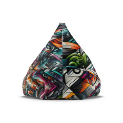 Max Graffiti Baxter Bean Bag Chair Cover Bold Style