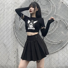 Memento Mori Dark Blouse Top