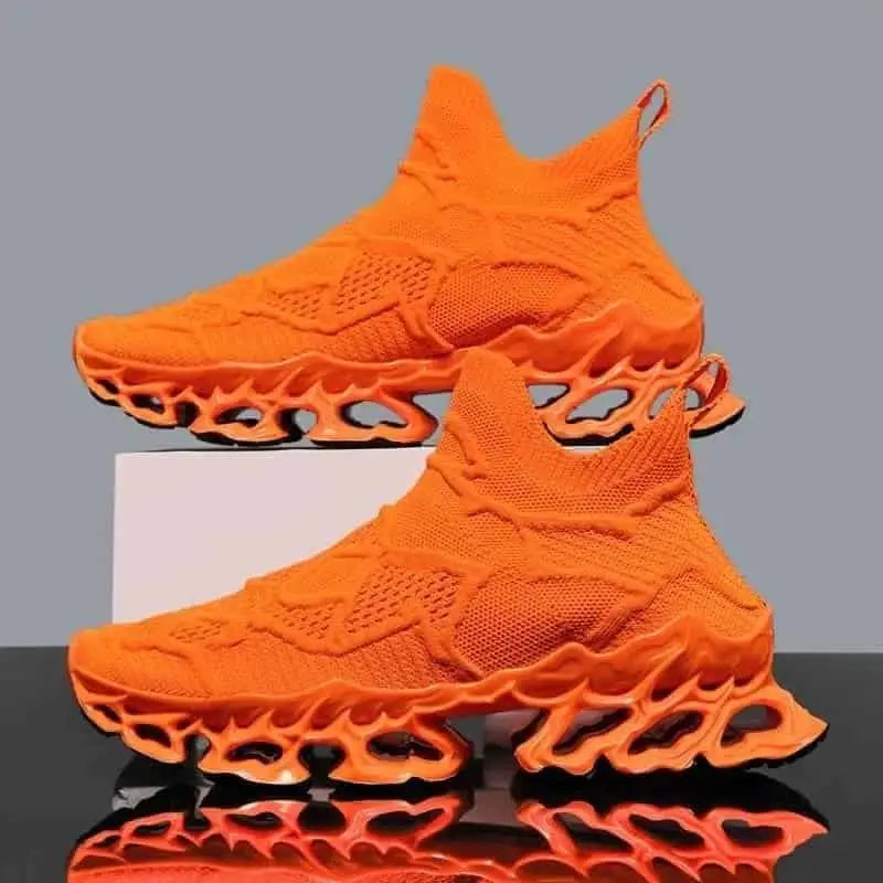 Men Boots Neon Non Slip Hook YZF7 Sneakers Euro Size