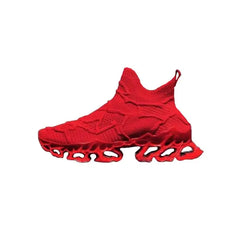 Men Boots Neon Non Slip Hook YZF7 Sneakers Euro Size Red