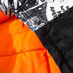 Meour Graffiti Winter Jacket Urban Street Style