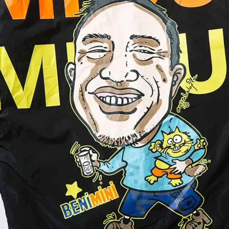 Meour Graffiti Winter Jacket Urban Street Style