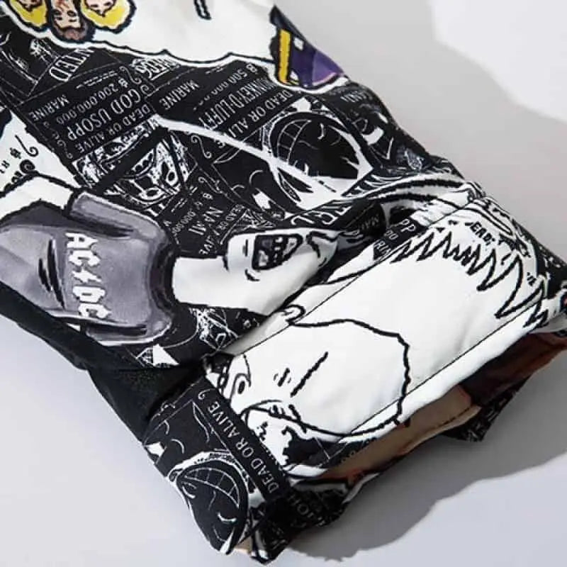 Meour Graffiti Winter Jacket Urban Street Style