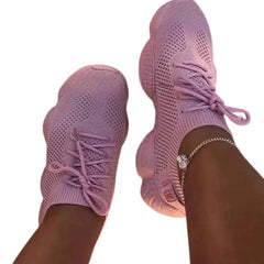 Mesh Vulcanized Sports Shoes with Breathable Platform Euro