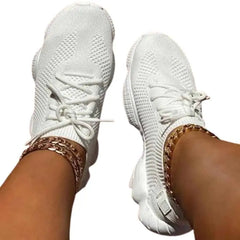 Mesh Vulcanized Sports Shoes with Breathable Platform Euro