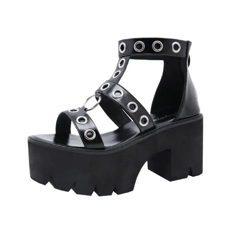Metal Ring Vegan Sandals Euro Size