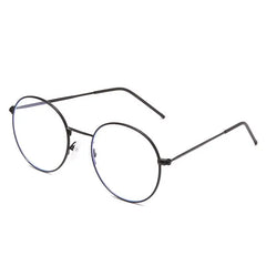 Metal Rounded Glasses - Black / One Size - Accesories
