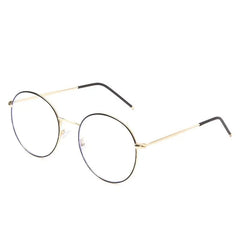 Metal Rounded Glasses - Gold. / One Size - Accesories