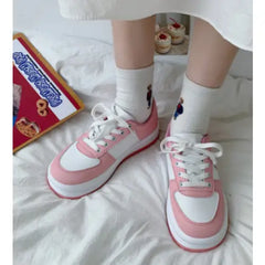 Milk Sneakers Vegan Leather Women Euro Size Aesthetic Style