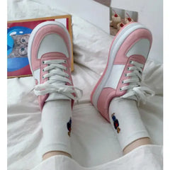 Milk Sneakers Vegan Leather Women Euro Size Aesthetic Style