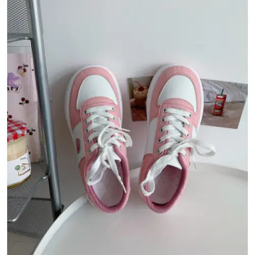 Milk Sneakers Vegan Leather Women Euro Size Aesthetic Style