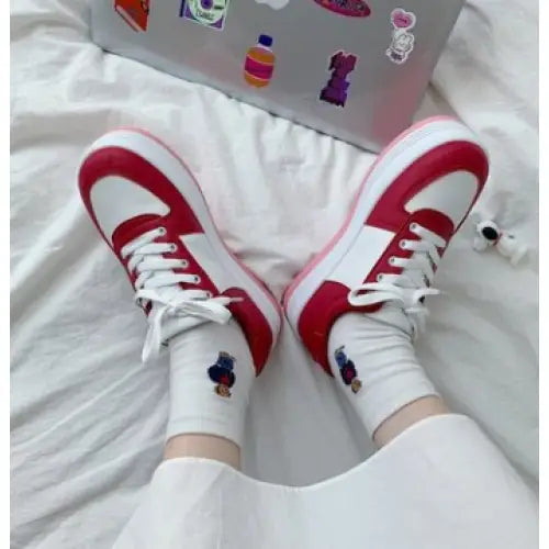 Milk Sneakers Vegan Leather Women Euro Size Aesthetic Style