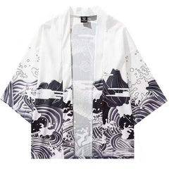 Millennial Dragon 3/4 Sleeve Kimono - KIMONO