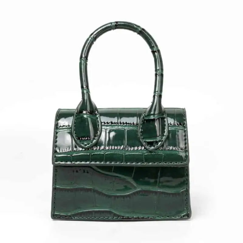 Mini Crocodile Pattern Shoulder Strap Handbag