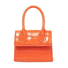 Mini Crocodile Pattern Shoulder Strap Handbag