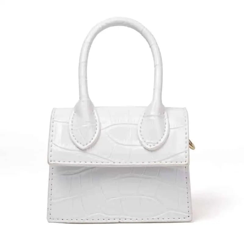 Mini Crocodile Pattern Shoulder Strap Handbags - Handbag