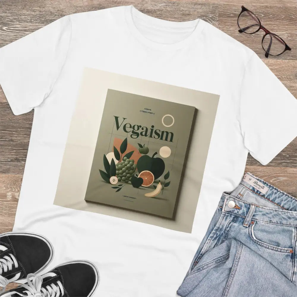 Minimalistic Area T-Shirt for Vegan Lifestyle