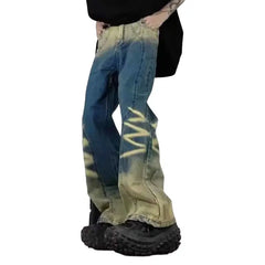 Minus Y2k Tie-Dyed Denim Pants