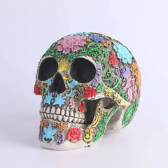 Modern Resin Statue Retro Skull Home Decoration