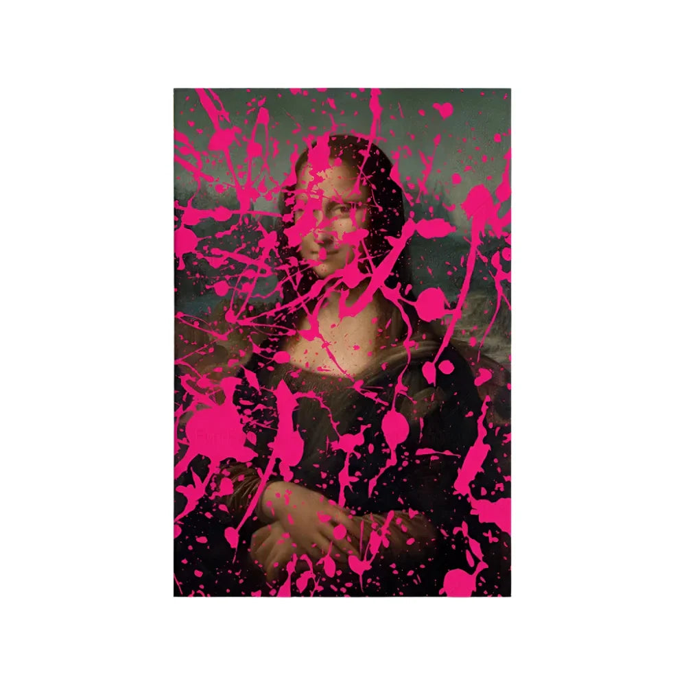 Mona Lisa Abstract Painting Modern Wall Art Canvas 13x18cm